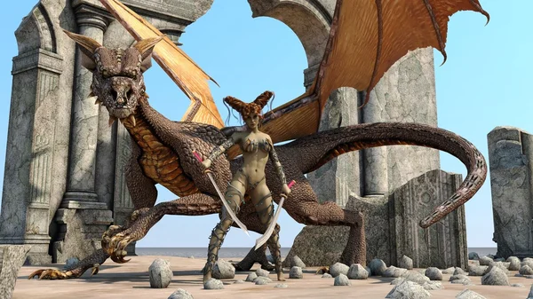 Savaşçı kız ve Dragon
