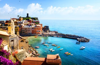 Sanat güzel eski kasaba Liguria İtalya Avrupa. 