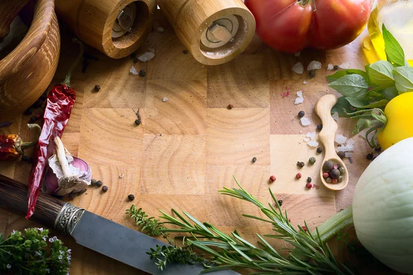 Receitas de comida arte — Fotografia de Stock