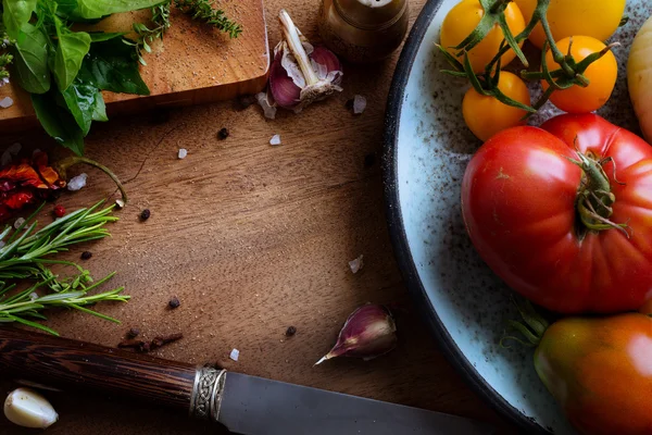 Receitas de comida arte — Fotografia de Stock