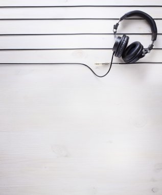 dj kulaklık ile sanat müzik stüdyo arka plan