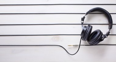 dj kulaklık ile sanat müzik stüdyo arka plan
