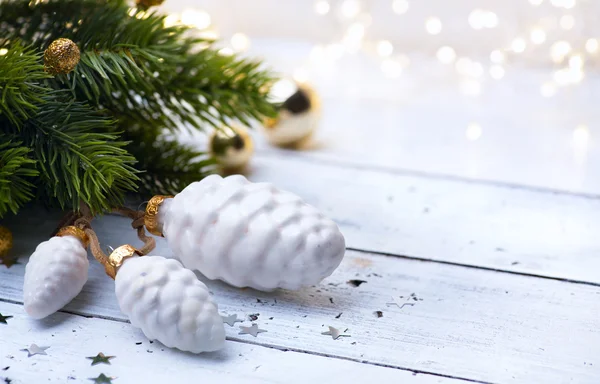 Arte árbol de navidad luz ; —  Fotos de Stock