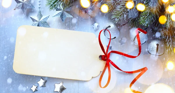 Sanat bir Noel ışık, Noel yıldız ile Noel arka plan — Stok fotoğraf