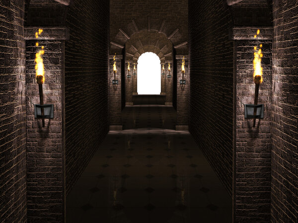 Трехмерный коридор
