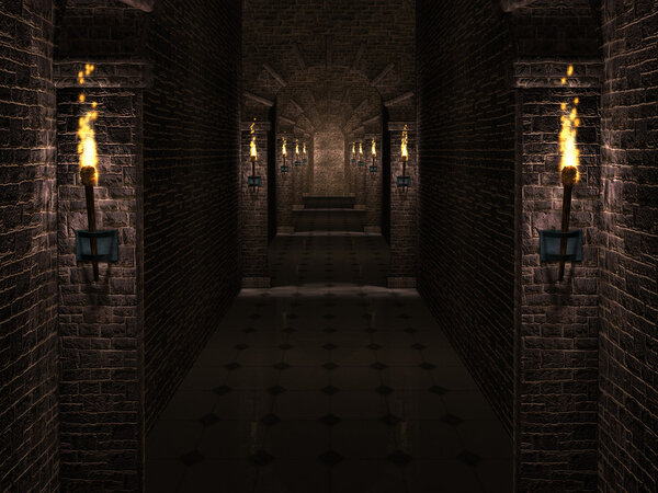 Коридор Темного замка
