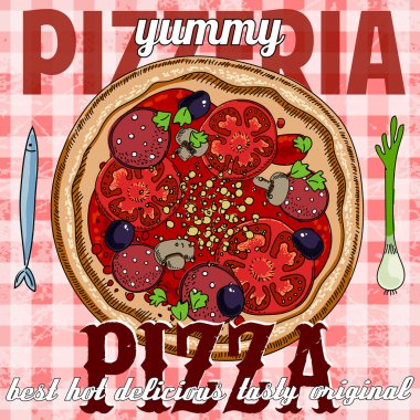 sıcak pizza reklam