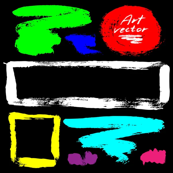 Absztrakt művészeti elemek — Stock Vector