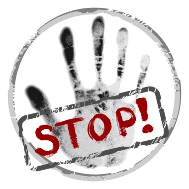 background with stop sign clipart