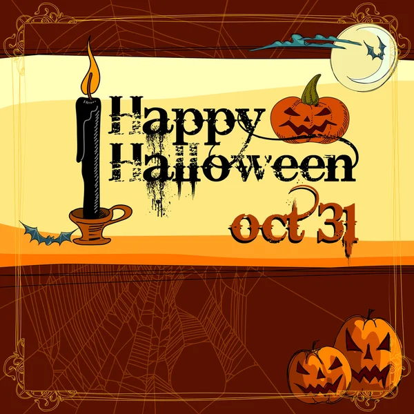 Halloween background — Stock Vector