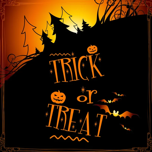 Halloween achtergrond — Stockvector