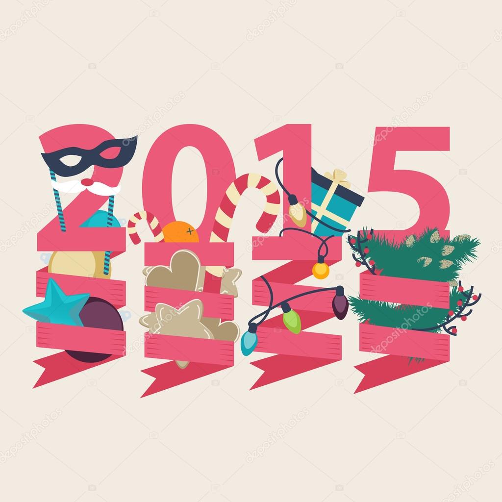 2015 New Year card design