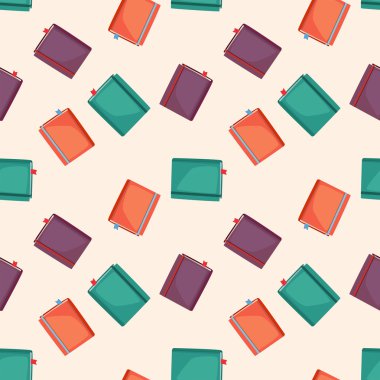 Dikişsiz grafik desen tasarım renkli kitap