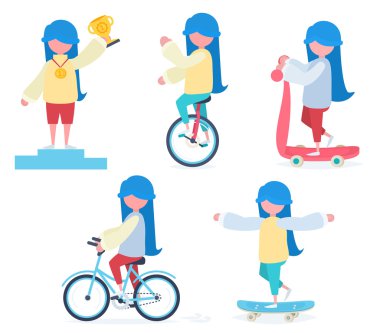 Spor yaparken bir kız