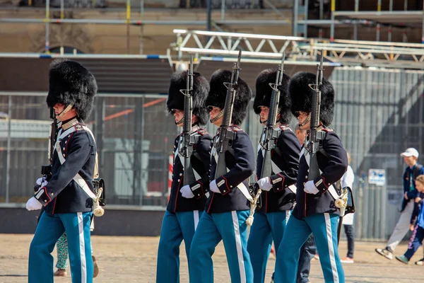 Guardas de honra em Copenhaga — Fotografia de Stock