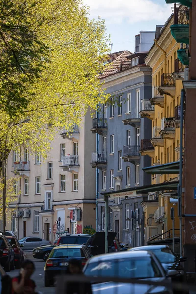 Vilnius Lituânia Maio 2017 Edifícios Residenciais Construídos 1940 1959 Rua — Fotografia de Stock