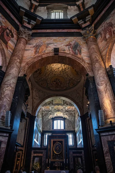 Kaunas Lithuania June 2019 Mural Art Ceiling Church Visitation Pazaislis — Stock Photo, Image