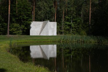 Vilnius, Litvanya - 31 Ağustos 2019: Avrupa Merkezi 'nin 
