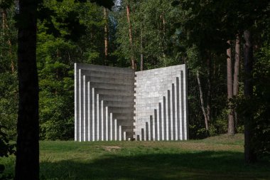 Vilnius, Litvanya - 31 Ağustos 2019: Avrupa Merkezi 'nin 