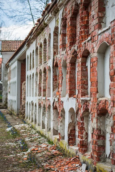 Vilnius Lithuania April 2021 Ancient Columbarium Bernardine Cemetery One Three — Stock Photo, Image