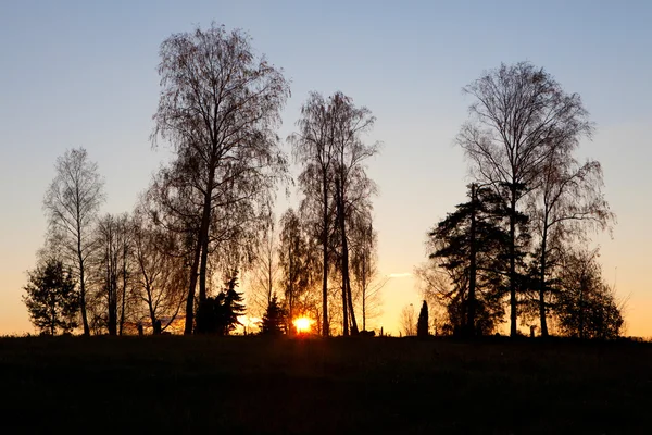 Alter ländlicher Friedhof — Stockfoto