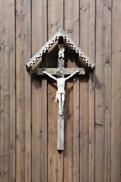 Crucifixo de madeira — Fotografia de Stock