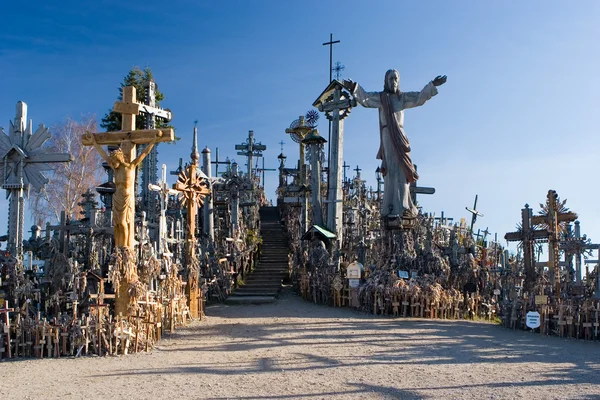 Hill of Crosses — Stock Photo, Image