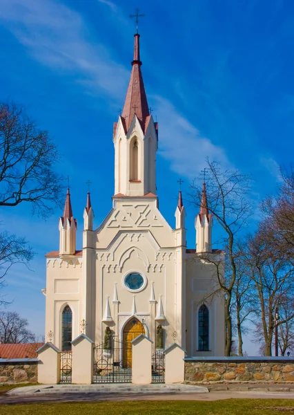 Kyrkan i Musninkai — Stockfoto