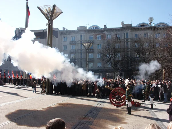 Вступление в НАТО — стоковое фото