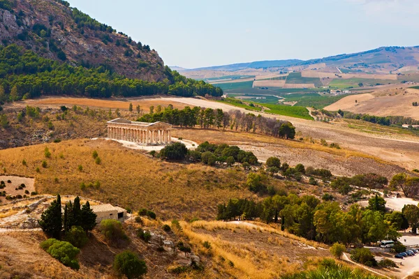 Dórského chrámu Segesta — Stock fotografie