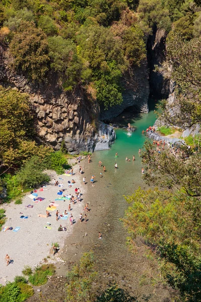 Garganta de Alcántara — Foto de Stock