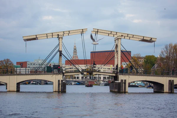 Puente Magere en Amsterdam — Foto de Stock