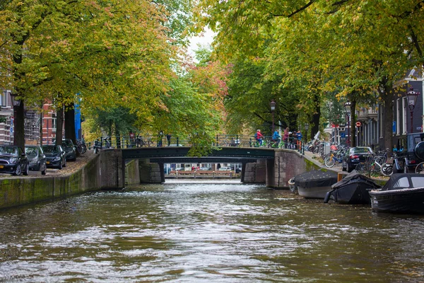 Průplav Amsterdam — Stock fotografie