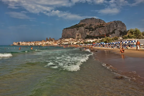 Spiaggia di Cefalù — Foto Stock