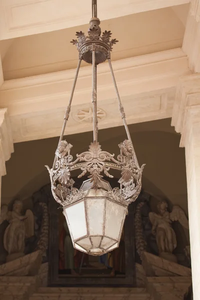 Lantern in the St. Peter's Square — Stock Photo, Image