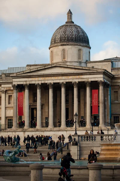 National Gallery em Londres, Reino Unido — Fotografia de Stock