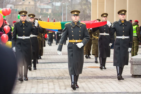 Tag der Unabhängigkeit in Vilnius — Stockfoto