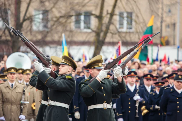 Tag der Unabhängigkeit in Vilnius — Stockfoto