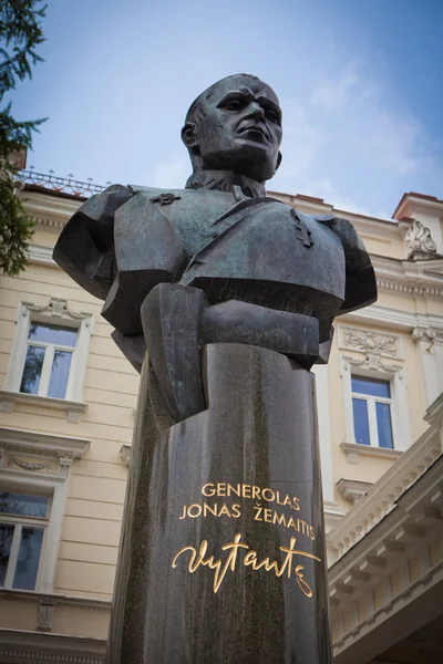 Monumento de jonas zemaitis — Fotografia de Stock