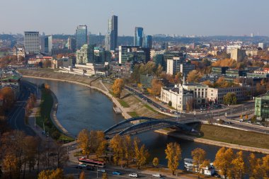 Vilnius cityscape Gediminas Castle