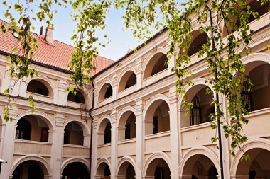 Bir Vilnius Üniversitesi avlular Vilnius, Litvanya