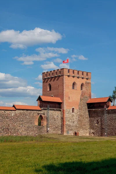 Medininkai kasteel in district Vilnius — Stockfoto