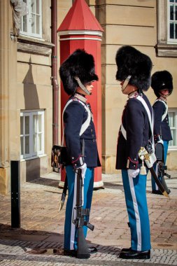Guards of honour in Copenhagen clipart