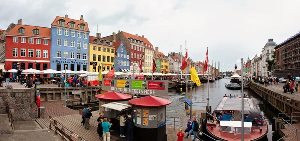 Nyhavn district in Copenhagen, Denmark — Stock Photo, Image