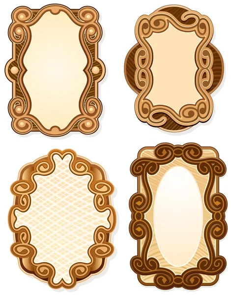 Victorian ornate borders — Stock Vector