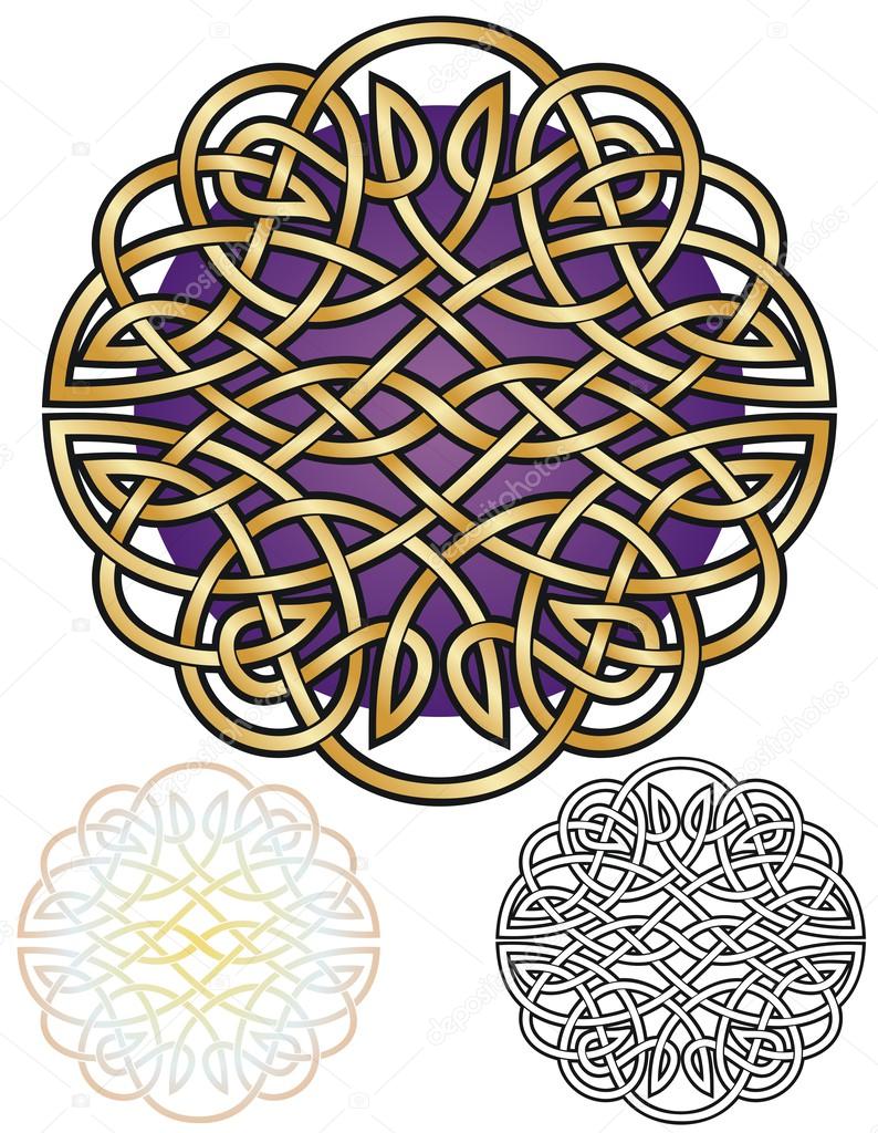 Download Celtic Knot Mandala — Stock Vector © Therealdarla #52895109