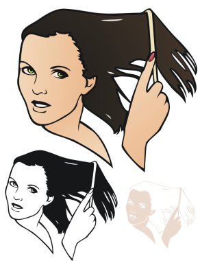 Islak saç tarama modeli