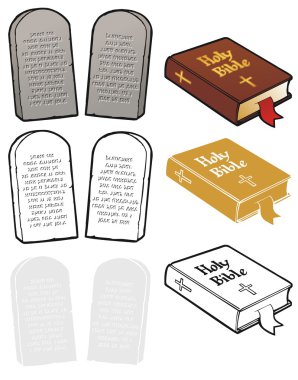 Christian Emblems with variations clipart