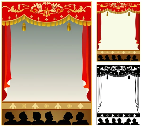 Teatro Etapa Frontera — Vector de stock