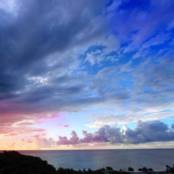 Caribbean Sunset Puerto Rico — Stock Photo, Image